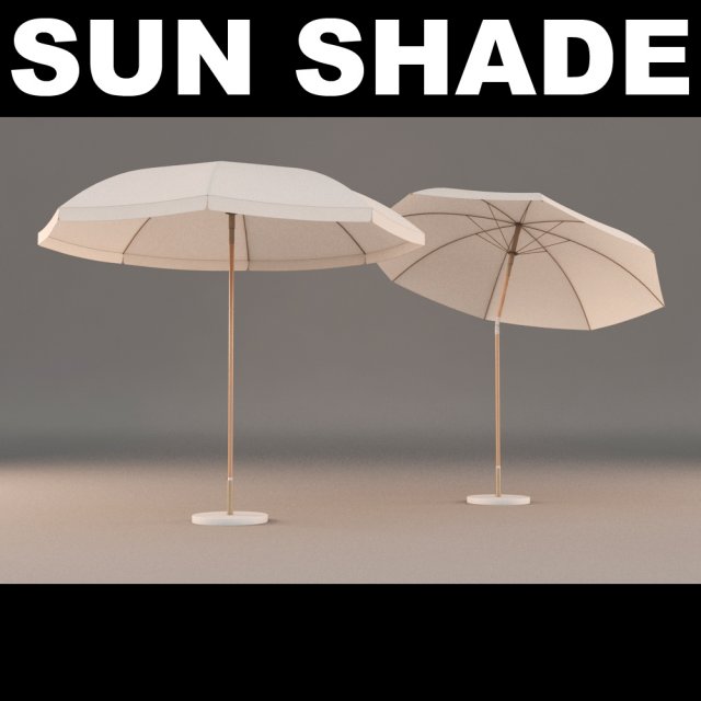 sun shade 3D 模型 .c4d .max .obj .3ds .fbx .stl .blend 