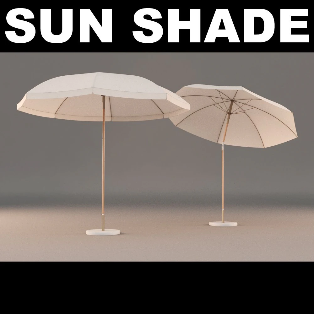 guarda-sol Modelo 3D .c4d .max .obj .3ds .fbx .stl .blend 