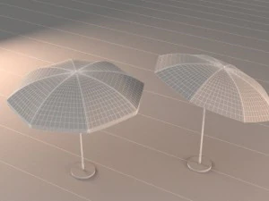 guarda-sol Modelo 3D