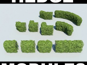 hedge modules 3Dモデル