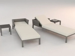 garden furniture set 3D Model
