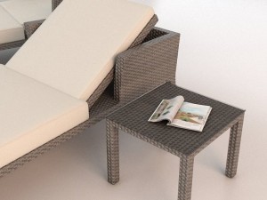 garden furniture set 3D 模型