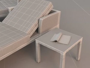 garden furniture set 3D Model
