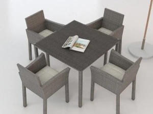 garden furniture set 3D Model