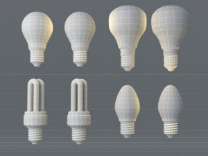 lightbulb collection 3D मॉडल