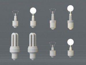 lightbulb collection 3D मॉडल