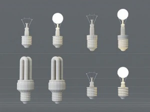 lightbulb collection 3D Model