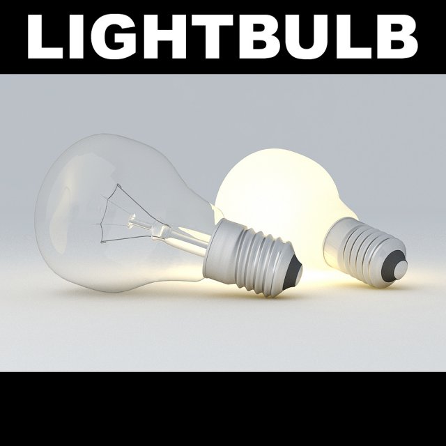 lightbulb big 3D 模型 .c4d .max .obj .3ds .fbx .stl .blend 
