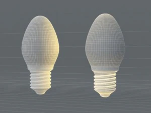 lightbulb egg 3D Model