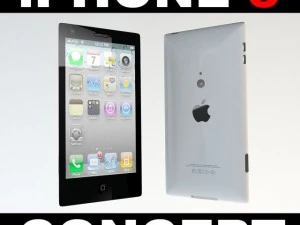 концепція iphone5 3D Модель