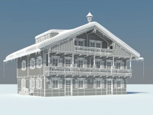 chalet 3D Model