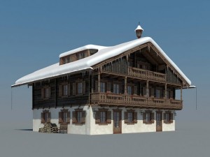 chalet 3D Model
