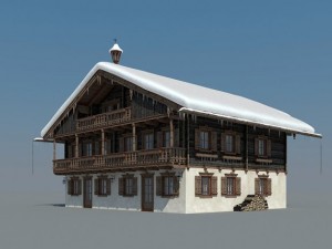 chalet 3D Model