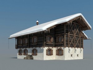 chalet 3D Model