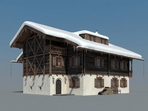 chalet 3D Model