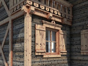 chalet 3D Model