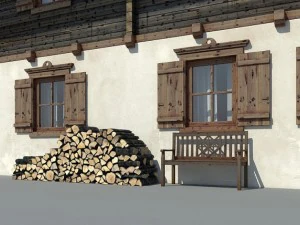 chalet 3D Model