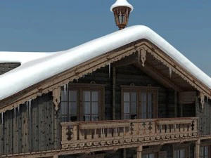 chalet 3D Model