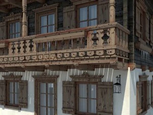 chalet 3D Model