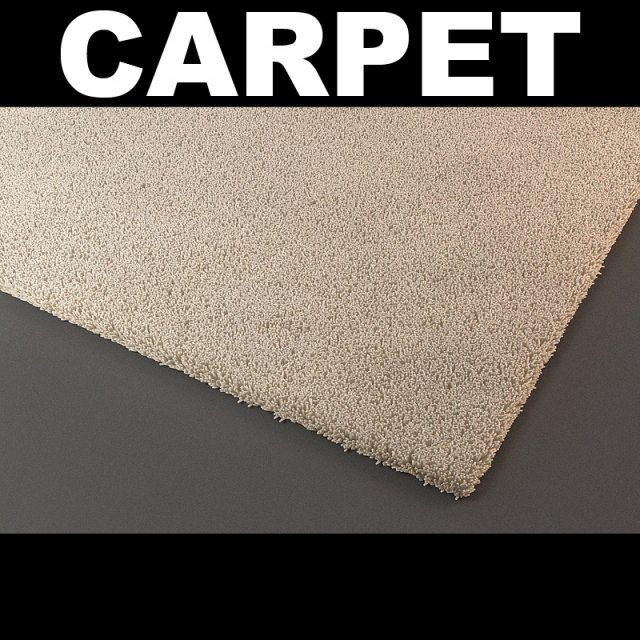 rug detailed 3 Modelo 3D .c4d .max .obj .3ds .fbx .stl .blend 
