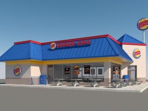 burger king restaurant 3D Model