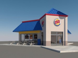 burger king restaurant 3D Model