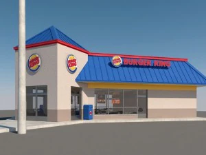 burger king restaurant 3D Model