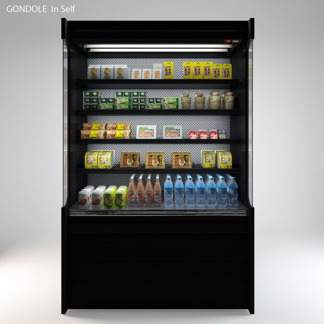 gondole in self 3D Model .c4d .max .obj .3ds .fbx .stl .blend 