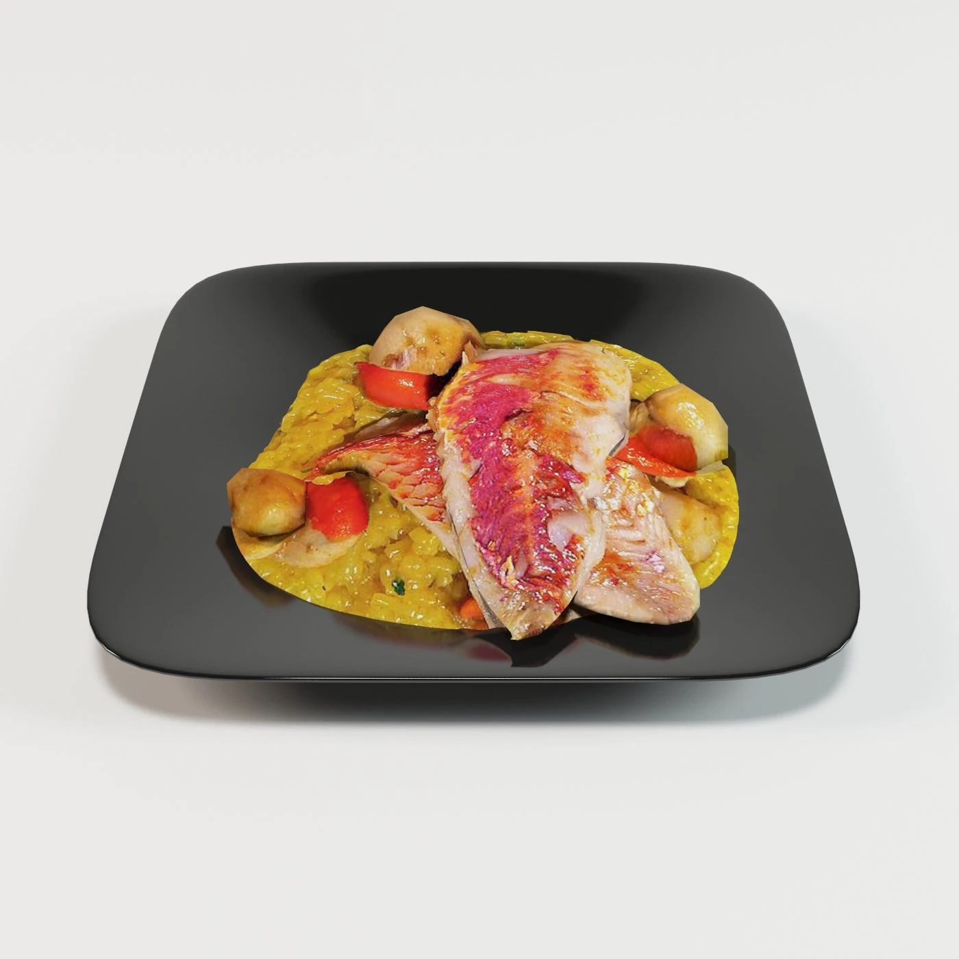konjac risotto 3D Model .c4d .max .obj .3ds .fbx .stl .blend 