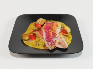 konjac risotto Model 3D