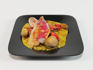konjac risotto 3D मॉडल
