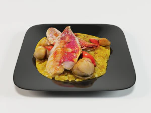 konjac risotto 3D Model