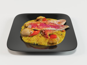 konjac risotto 3D मॉडल