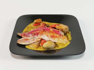konjac risotto 3D मॉडल