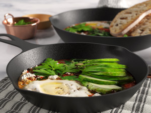 shakshuka with spinach and harissa 3D 模型