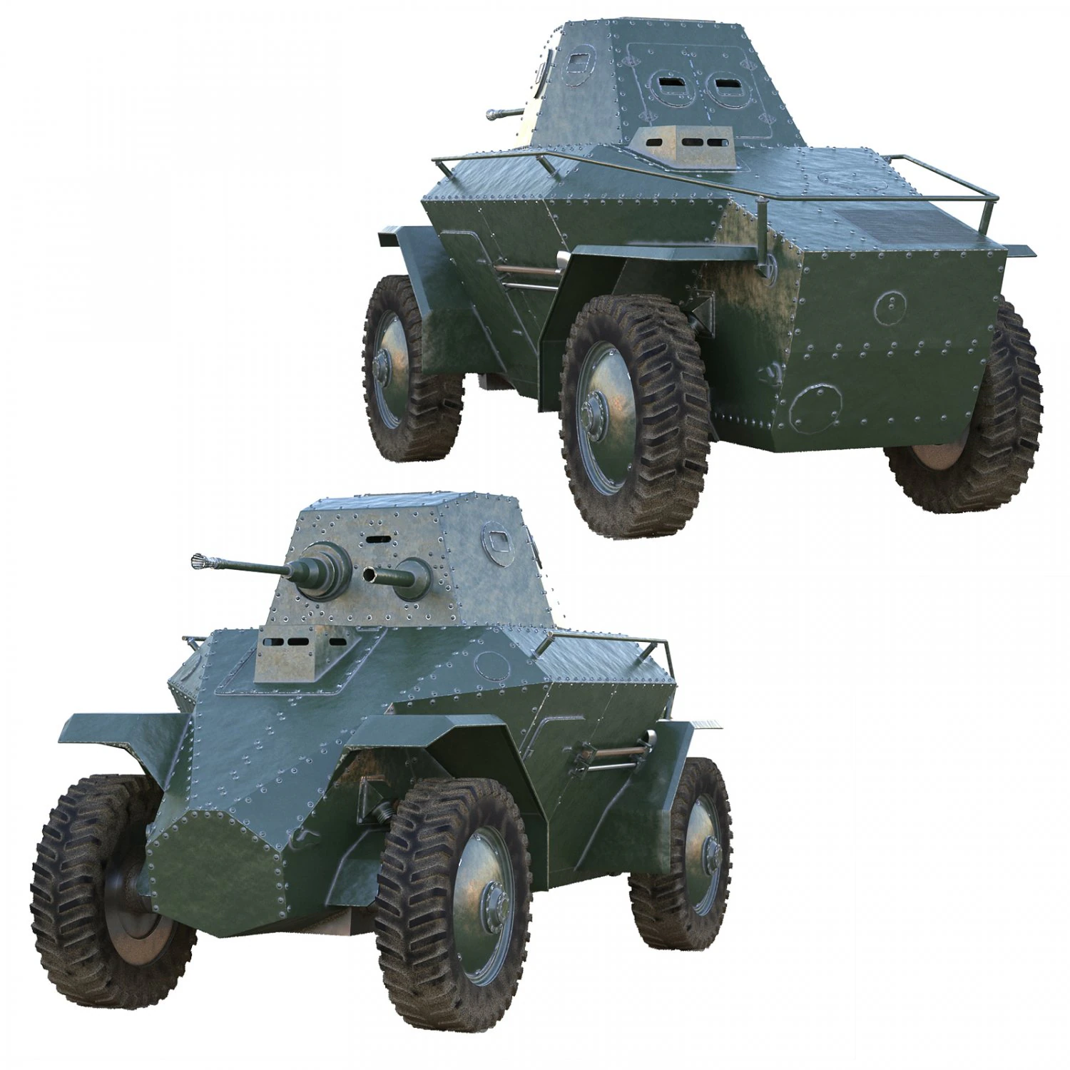 39m csaba armored car 3D Model .c4d .max .obj .3ds .fbx .stl .blend 