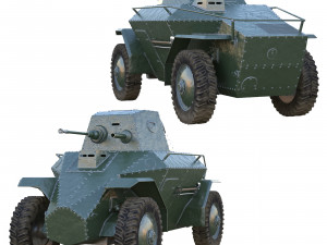 39m csaba armored car Model 3D