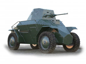 39m csaba armored car 3D Model
