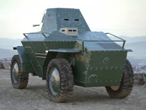 39m csaba armored car 3D Model