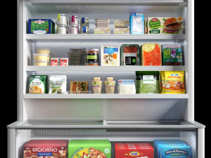 cetus wall freezer showcase 3D Model