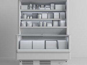 cetus wall freezer showcase Modelo 3D