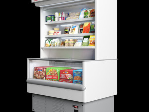 cetus wall freezer showcase Modelo 3D