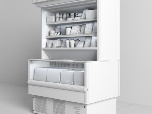cetus wall freezer showcase Modelo 3D