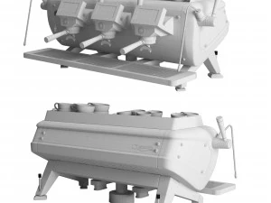 astoria storm coffe machine 3D Model