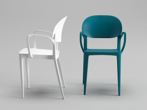 amy chairs 3D Model