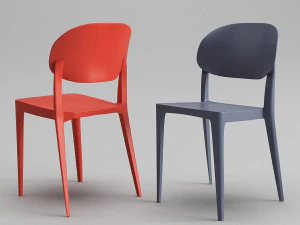 amy chairs 3D Model