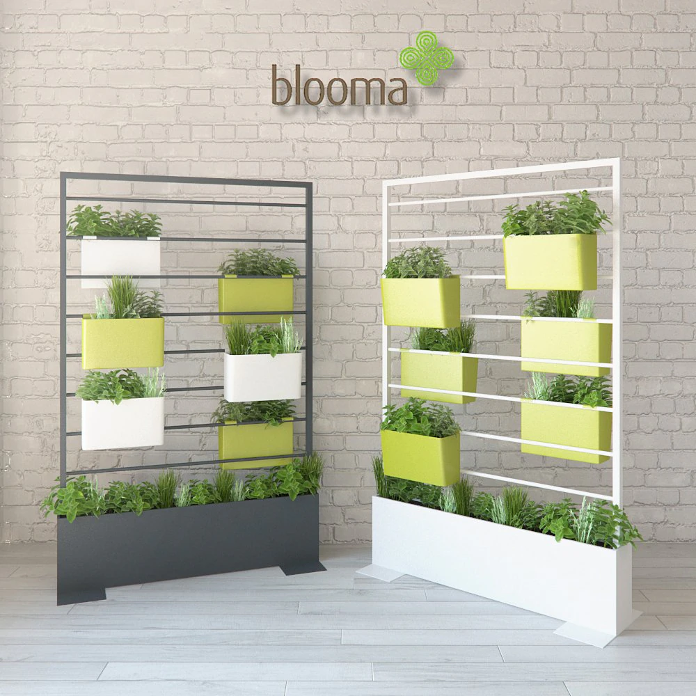 blooma vegetal divider 3D Model .c4d .max .obj .3ds .fbx .stl .blend 