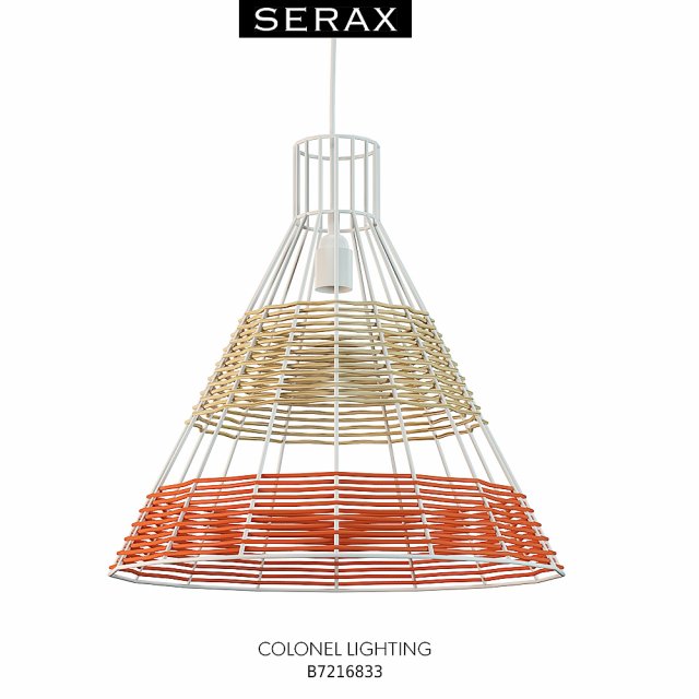 serax colonel coral lamp Model 3D .c4d .max .obj .3ds .fbx .stl .blend