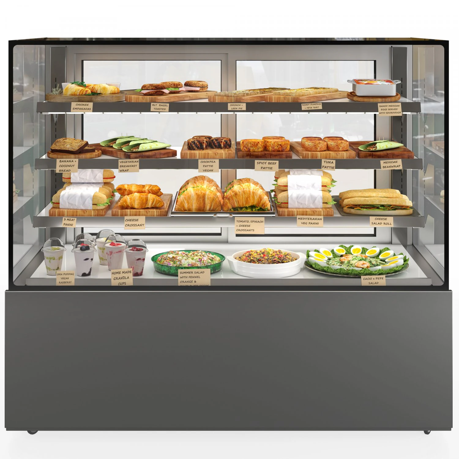 Ambient food display 3D Model .c4d .max .obj .3ds .fbx .stl .blend 