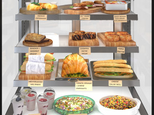 Ambient food display 900 mm 3D Модель